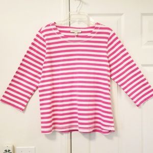 Appleseed's Pink 3/4 Sleeve Shirt